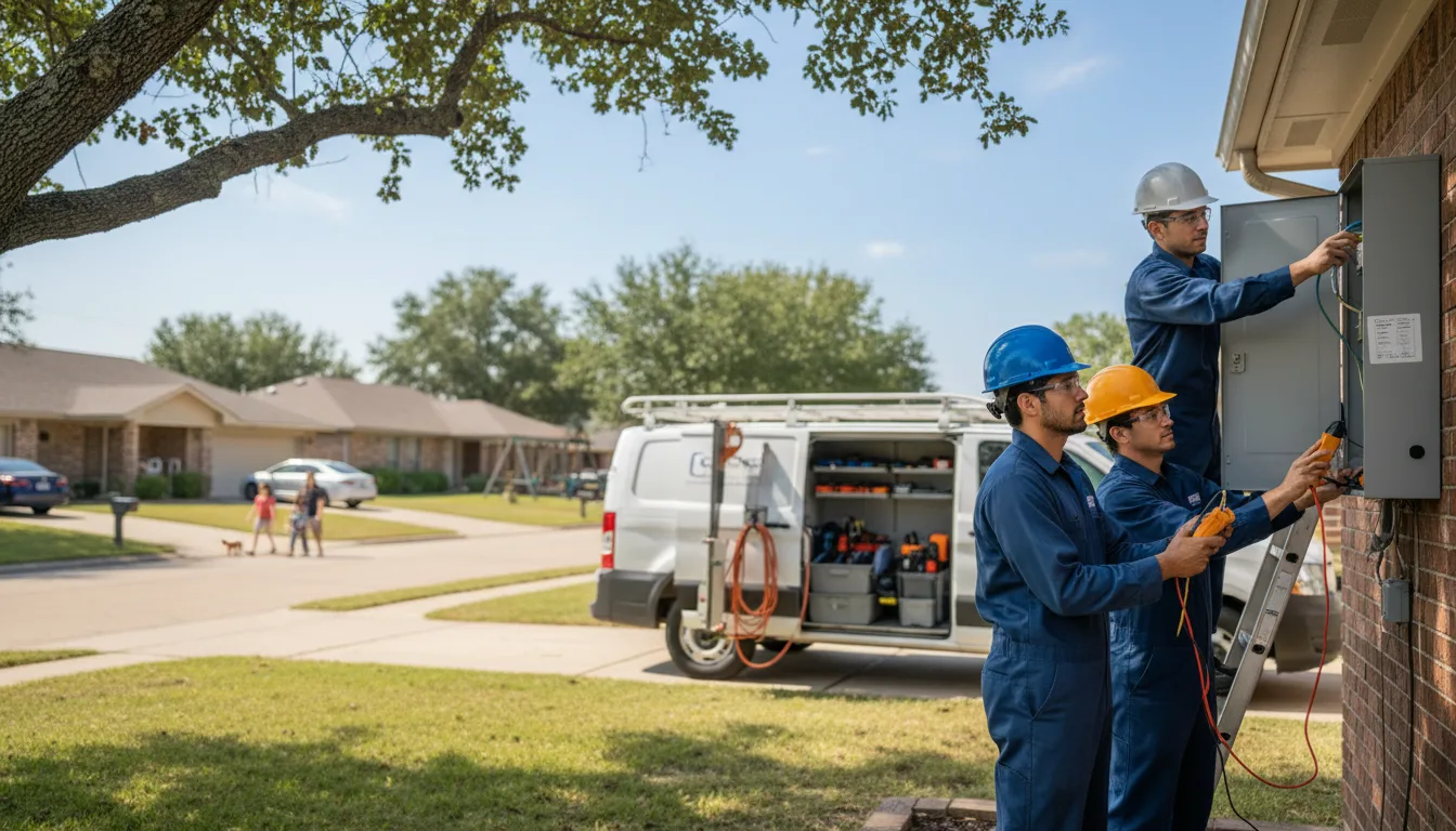 Certified electrician providing emergency electrical services in Lyndon Station, WI